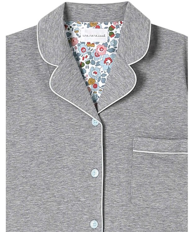 une nana cool MADE WITH LIBERTY FABRIC 綿混ソフト天竺 半袖パジャマ GB