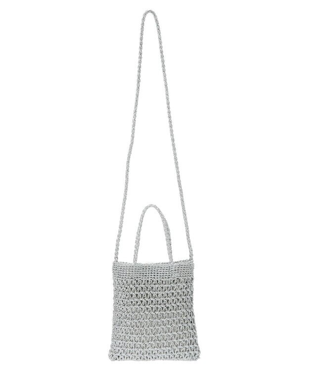 Green Parks ＯＴＯ．ＨＡ．　クロシェ編みショルダーバッグ Silver