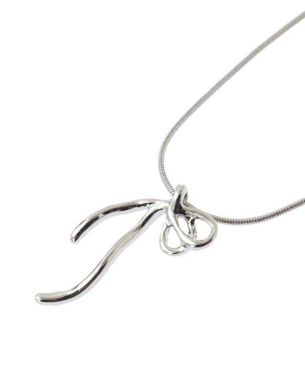 Green Parks ｅｖｅｒｙｗａｌｋ．３ＷＡＹリボンパールネックレス Silver