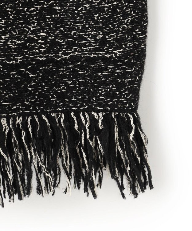 uncrave ツイードニット ジャケット ブラック×オフ