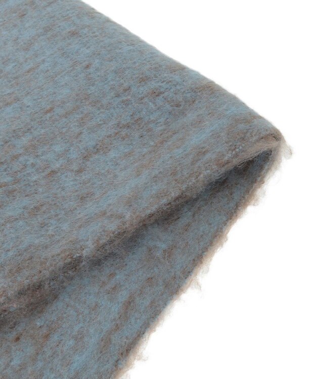 Green Parks ・ｆｕｒｒｙ　ｒａｔｅ　ヘアリーシャドーカラーマフラー Blue