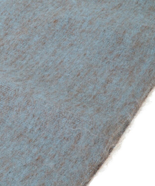 Green Parks ・ｆｕｒｒｙ　ｒａｔｅ　ヘアリーシャドーカラーマフラー Blue