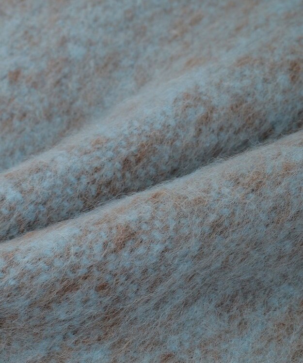 Green Parks ・ｆｕｒｒｙ　ｒａｔｅ　ヘアリーシャドーカラーマフラー Blue