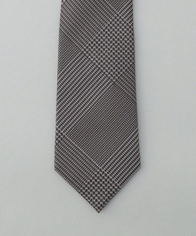 GOTAIRIKU GOTAIRIKU別注【日本製】シルク ネクタイ_チェック柄 ブラック系8