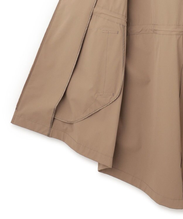 23区 S 【洗える/撥水加工】ナイロン2WAYストレッチ フーデットアウター ブラウン系