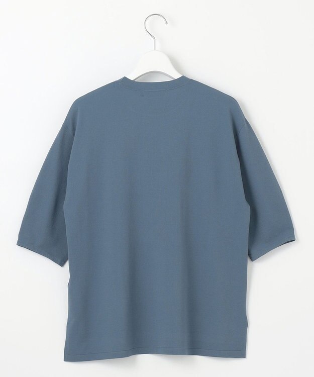 J.PRESS LADIES 【洗える】 レーヨンエリートストレッチ パフスリーブ ニット ダルブルー系