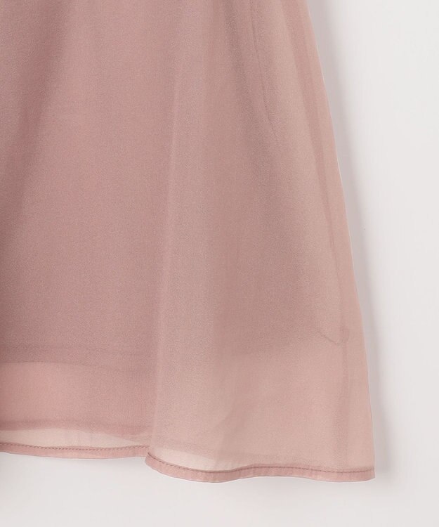 Feroux 【古畑星夏さん着用】バックリボンオーガンジー ブラウス ピンク系