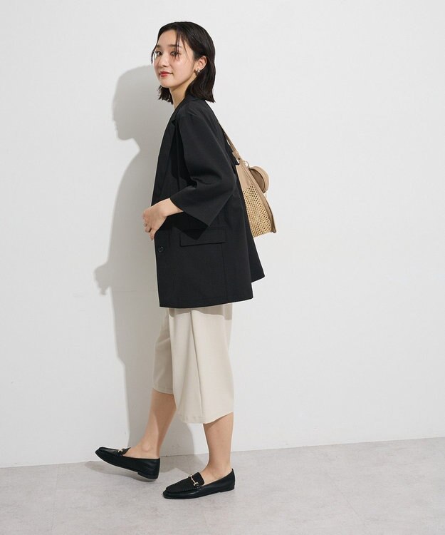 Green Parks シングル半袖ジャケット Black