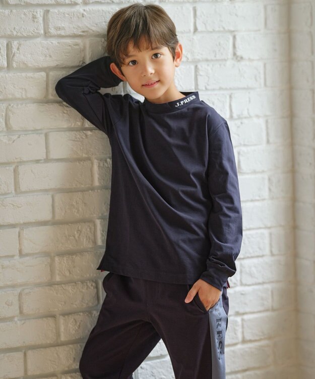 J.PRESS KIDS 【140-170cm】サイド切替パンツ ネイビー系