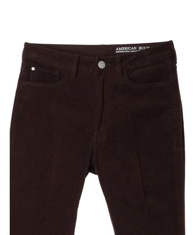AMERICAN HOLIC コーデュロイフレアパンツ Brown