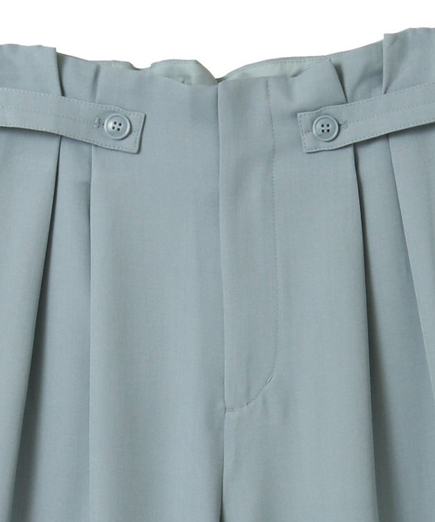 Green Parks ・ＥＬＥＮＣＡＲＥ　ＤＵＥ　サイドベルトタックパンツ Light Beige