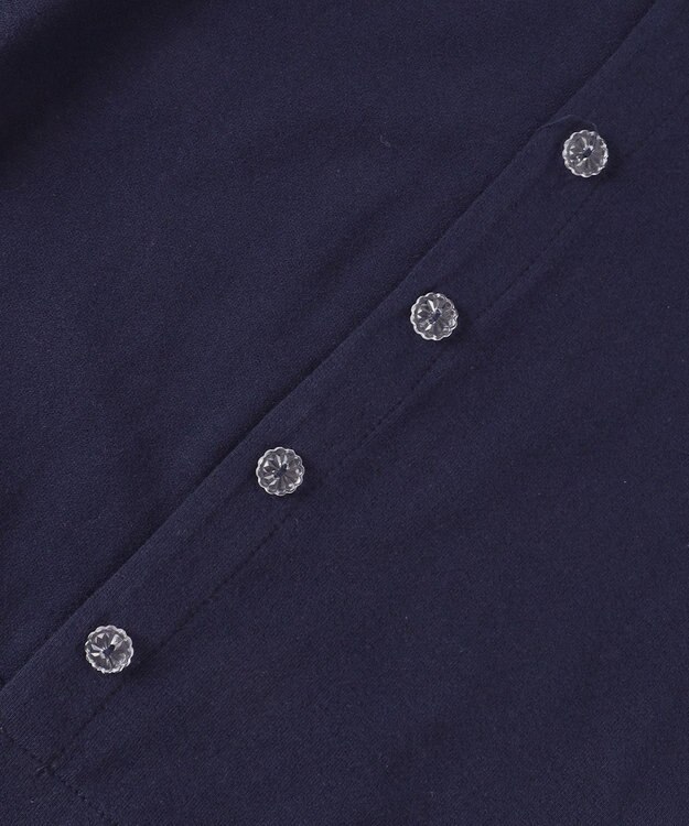 ANY KIDS 接触冷感 UVケア カーディガン ネイビー