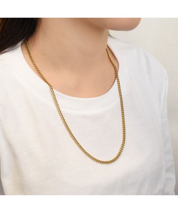 blancotokyo 【金属アレルギー対応】キヘイチェーンネックレス LINK ゴールド