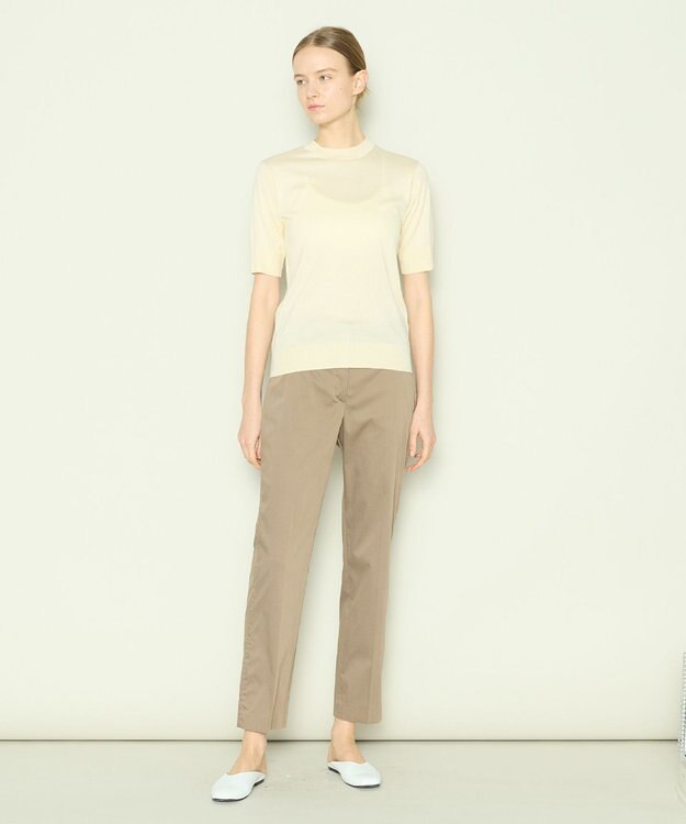 JOSEPH シルクコットン　ニットTEE Papyrus