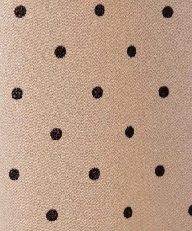 Maison de FLEUR ドットワンピース Beige