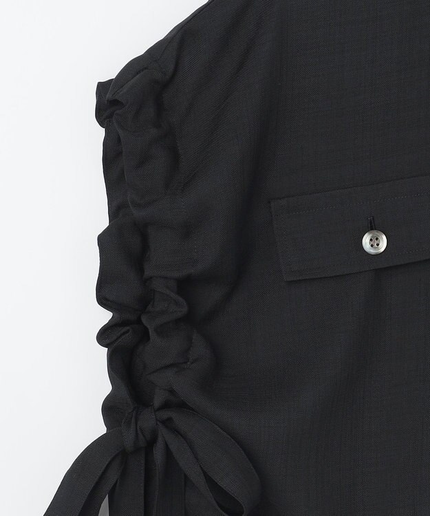 GRACE CONTINENTAL ショートポンチョシャツ ブラック