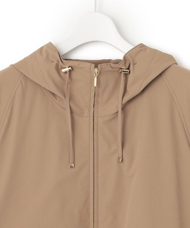 23区 【洗える/撥水加工】ナイロン2WAYストレッチ フーデットアウター ブラウン系