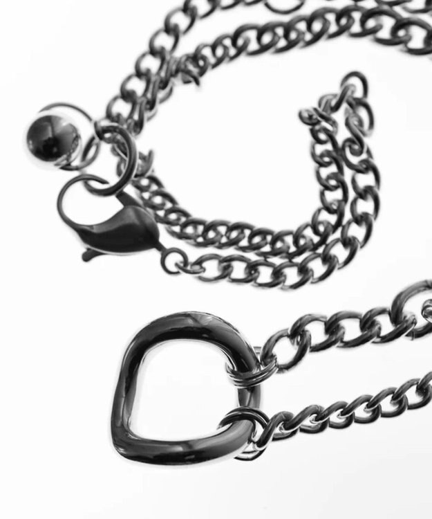 simoe Hug Necklace 01 ネックレス シルバー×ゴールド