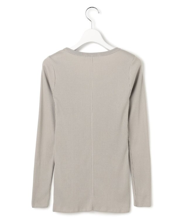 ICB L 【洗える】 ４×２リブ プルオーバー ライトグレー系