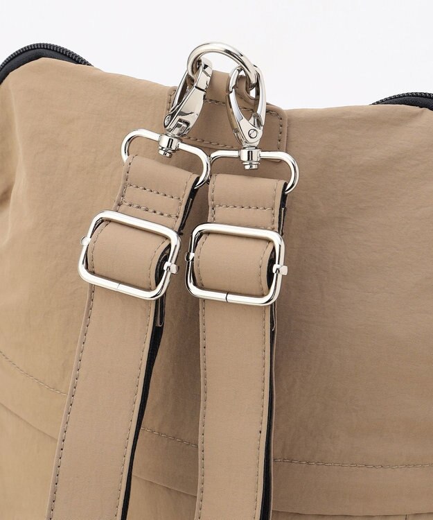 LA BAGAGERIE 【MONICA】フロントポケット2WAYバッグ グレージュ