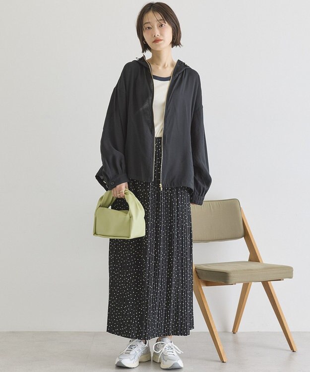 AMERICAN HOLIC フーディーシアーブルゾン Dark Navy