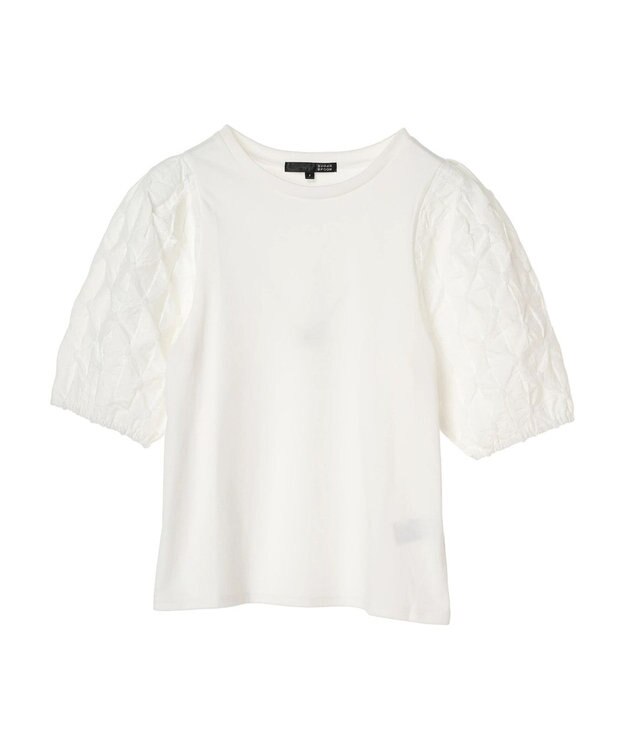 Green Parks ・ＳＵＧＡＲ　ＳＰＯＯＮ　フハクドットスリーブＴＥＥ Off White