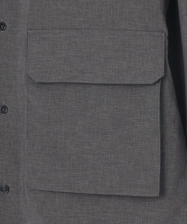 UNFILO MENS TENNEN TOUCH シャツアウター[23年春夏商品] グレー
