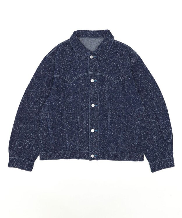 WEGO ネップデニムジャケット デニムインディゴ
