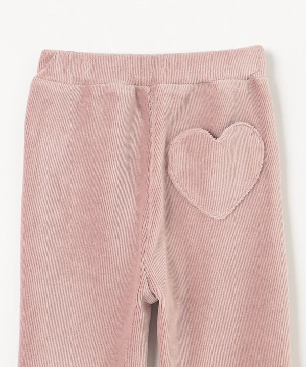 ANY KIDS カットコールフレアパンツ ピンクブラウン