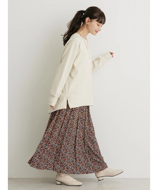 AMERICAN HOLIC サイドＺＩＰブークレチュニック Ivory