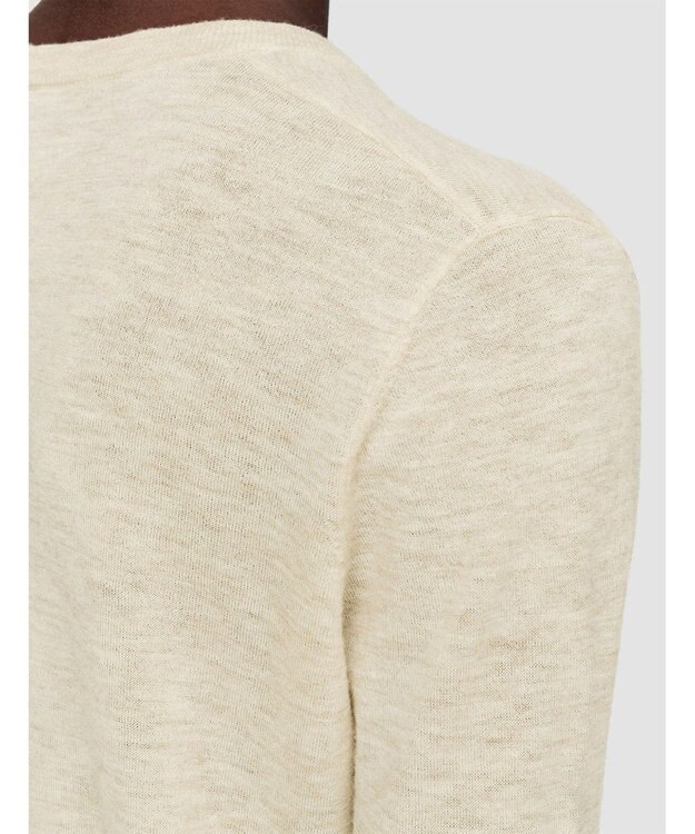 JOSEPH 【洗える】キャッシュエアー　Vネックニット Oat Melange