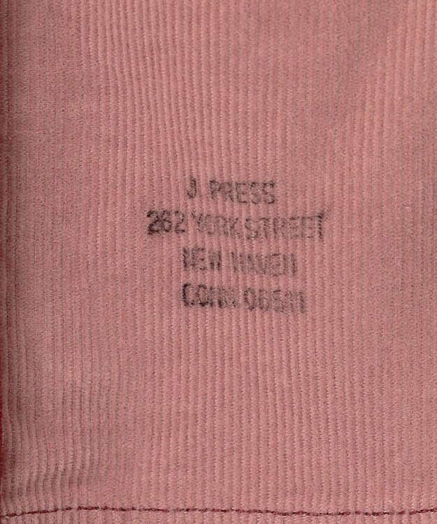 J.PRESS MEN コーデュロイパッチワークシャツ ワイン系9