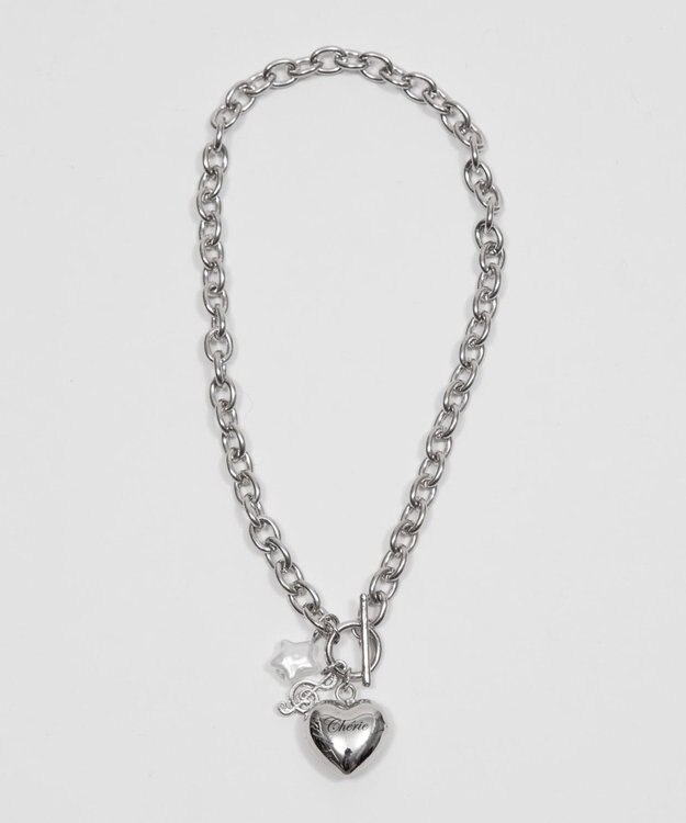 WEGO Lハートモチーフチャームネックレス 柄3