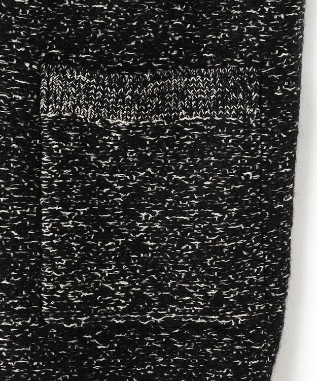 uncrave ツイードニット ジャケット ブラック×オフ