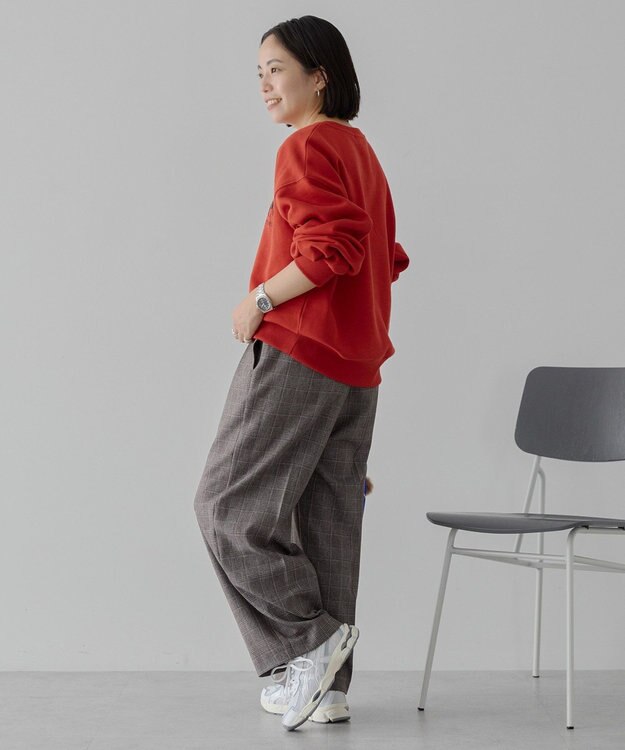 AMERICAN HOLIC フレンチロゴ裏起毛プルオーバー Red