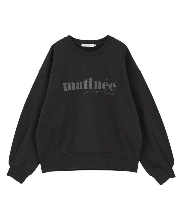 AMERICAN HOLIC フレンチロゴ裏起毛プルオーバー Charcoal Gray