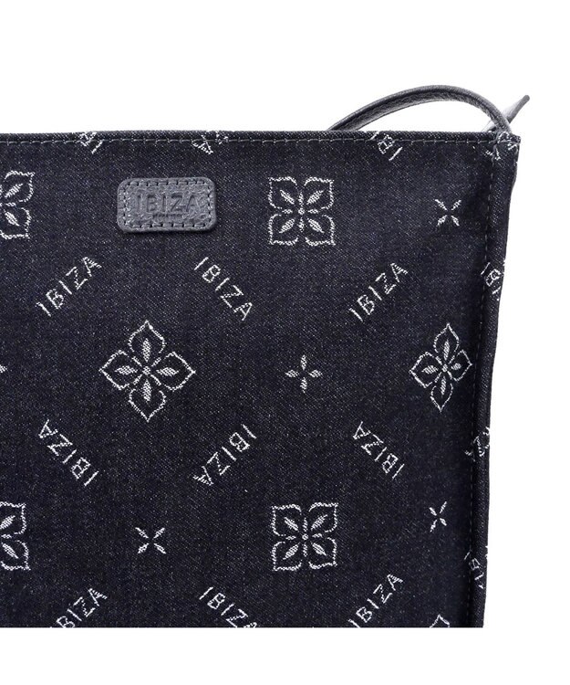 IBIZA アスール　ロゴデニム　ショルダーバッグ 水色