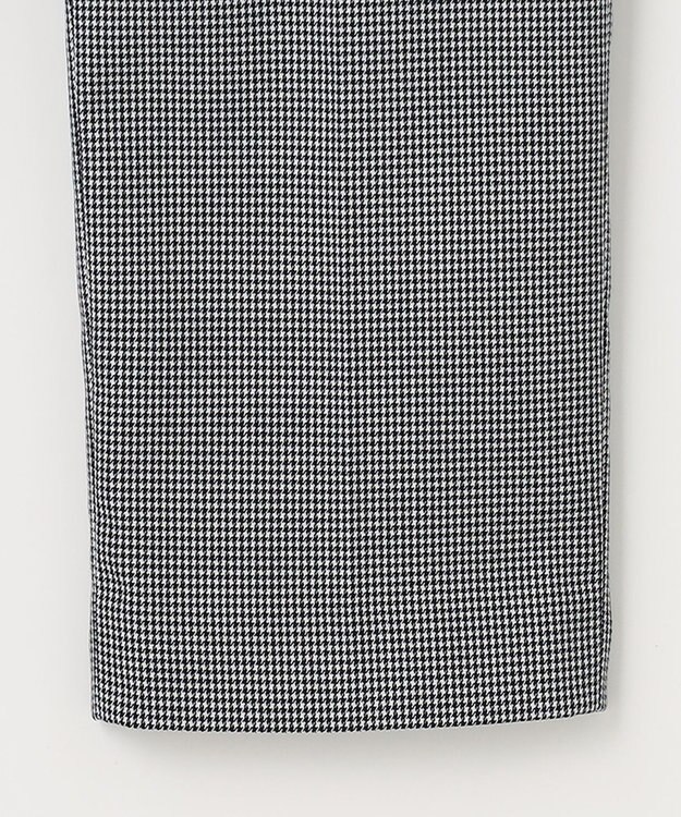 J.PRESS LADIES L 【洗える】シャークスキンハウンドトゥース テーパード パンツ ネイビー系3