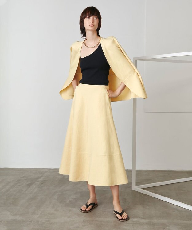 BEIGE， COZES / フレアスカート Cream