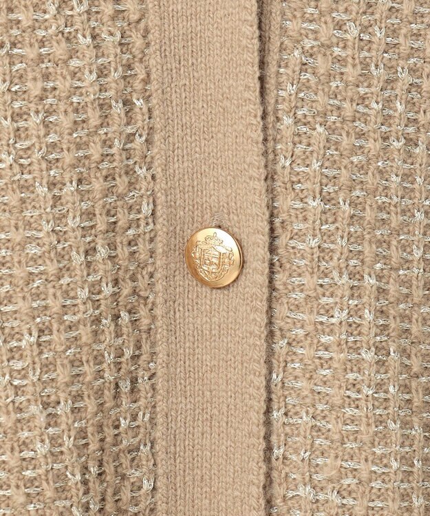 自由区 S 【SHIHOさん着用】ラメツイード カーディガン モカ