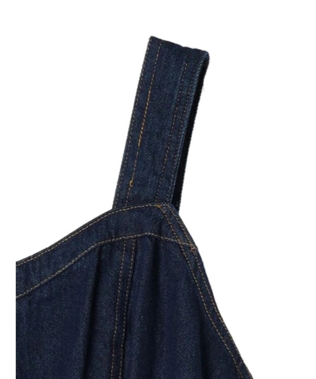 earth music&ecology マーメイドデニムジャンスカ Dark Indigo