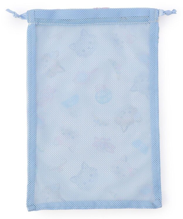 Chacott Cat半メッシュ巾着M オフホワイト