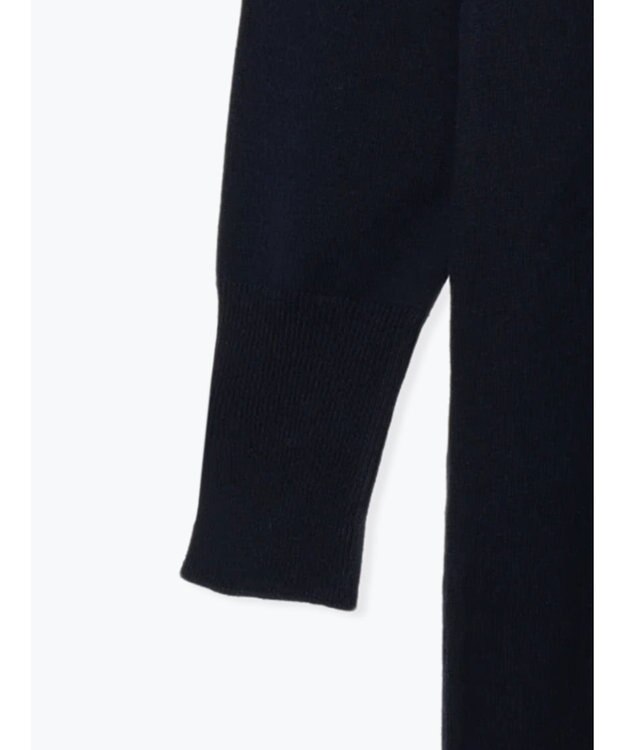 Te chichi レース衿ニットワンピース ネイビー