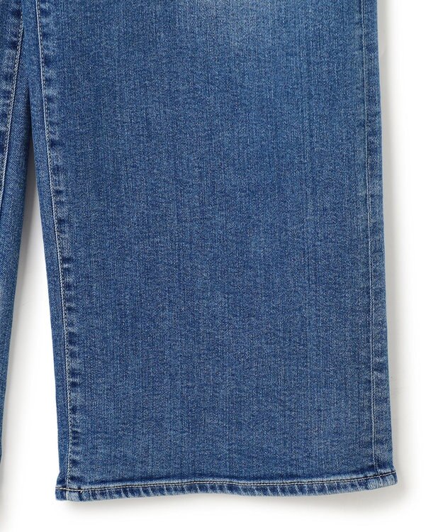 ICB 【ICB×tamachan_style コラボ】スタイルアップ ワイドデニム ライトインディコ系