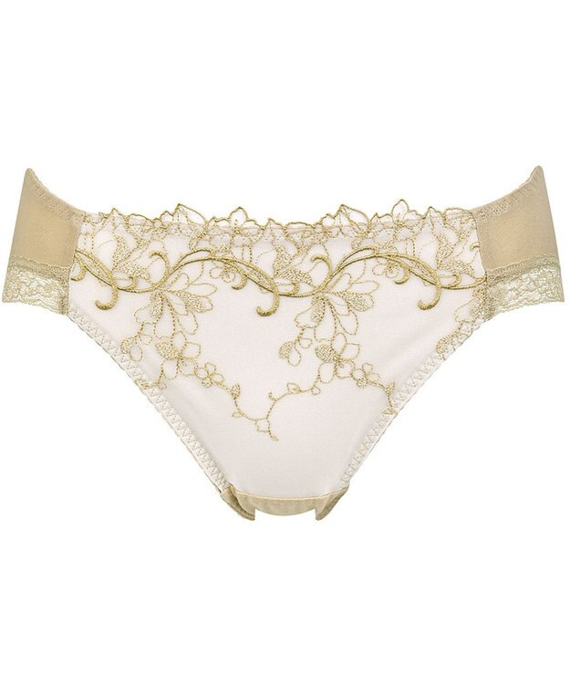 Wing ショーツ　【エアリーソフトブラ】　身生地部オーガニックコットン混　KB2202とペア　はきこみ丈あさめ　ウイング／ワコール　KF2852 カラシ