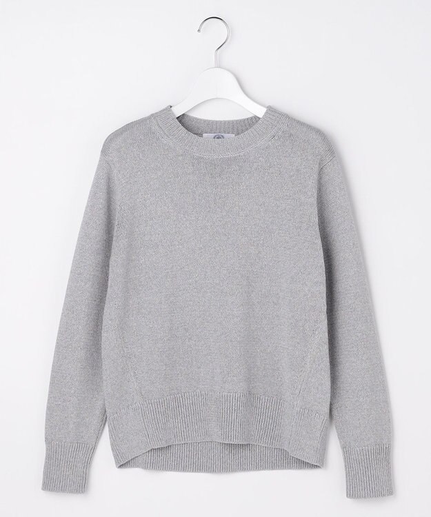 J.PRESS LADIES L Reeves Shine クルーネック ニット サックス系