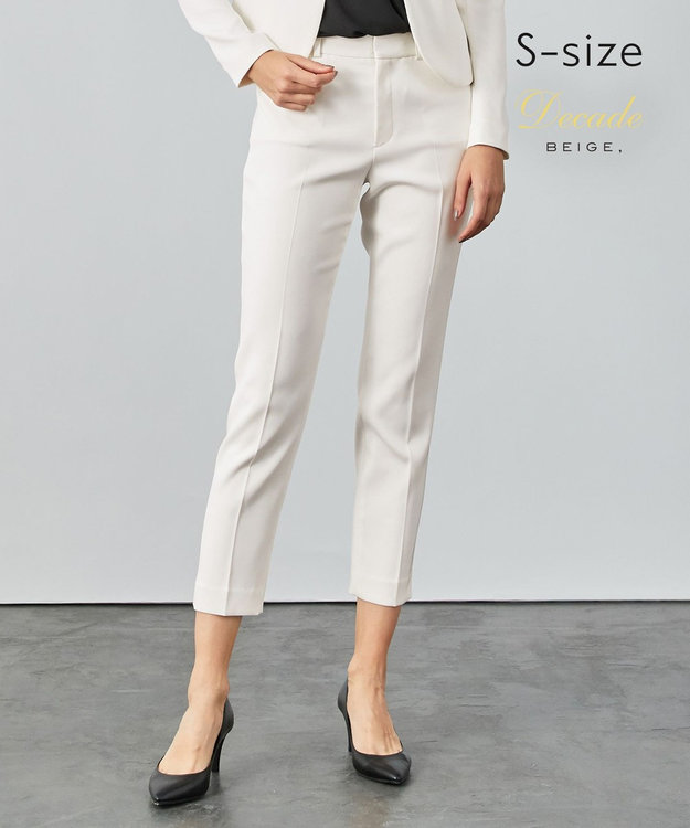 BEIGE， 【S-size】LUIZA / クロップドパンツ White