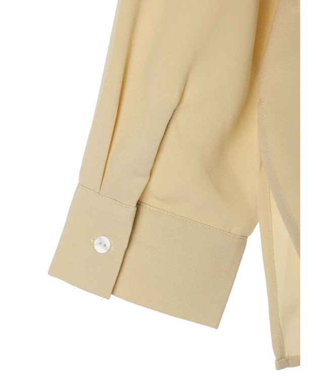 earth music&ecology バックボタンチュニック Yellow