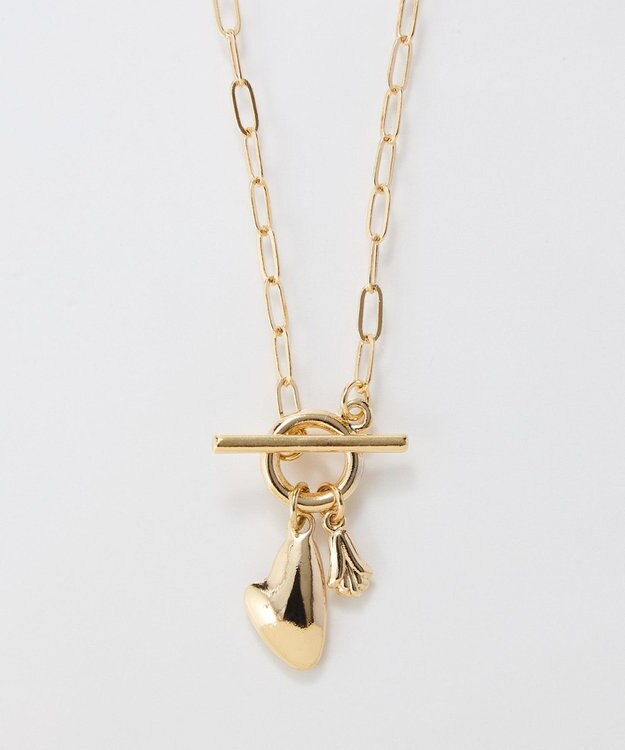 Phoebe ハートプレートチョーカーネックレス　ゴールド/40cm ゴールド