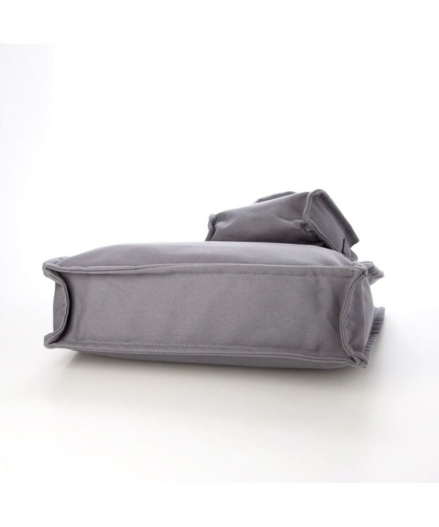 UNBILLION カシュカシュ cachecache / フロッキーポーチ付きキャンバストート GY